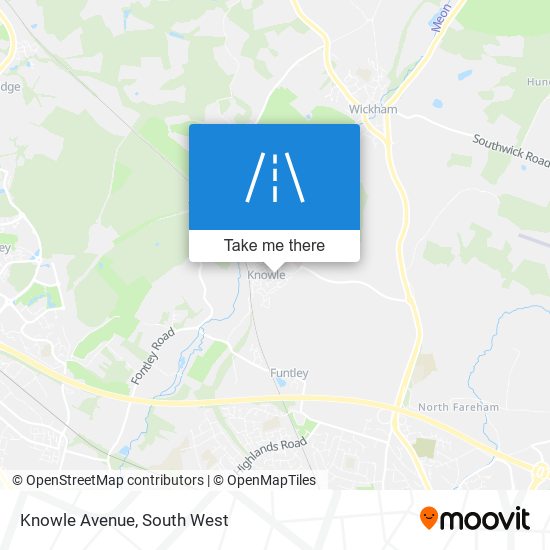 Knowle Avenue map