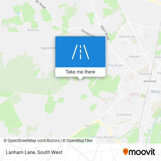 Lanham Lane map