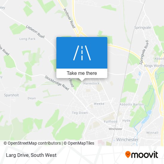 Larg Drive map