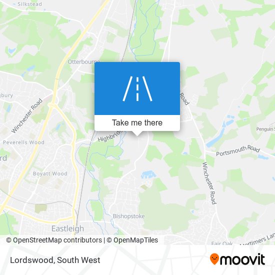 Lordswood map