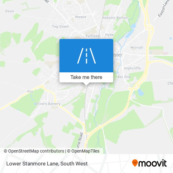 Lower Stanmore Lane map