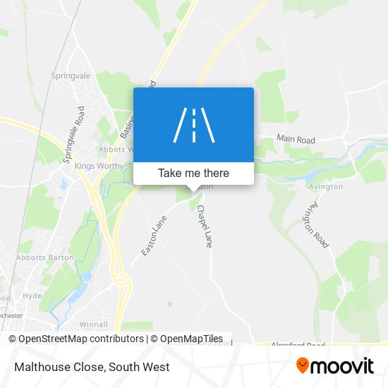 Malthouse Close map