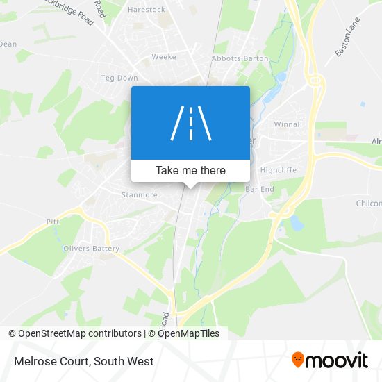Melrose Court map