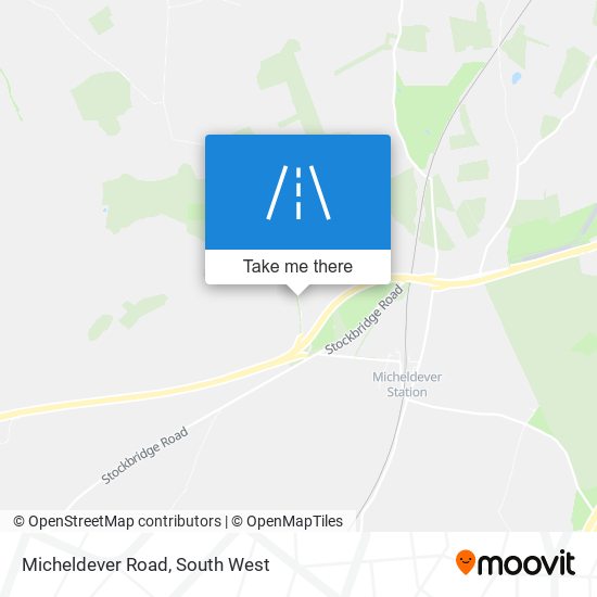 Micheldever Road map