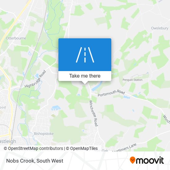 Nobs Crook map