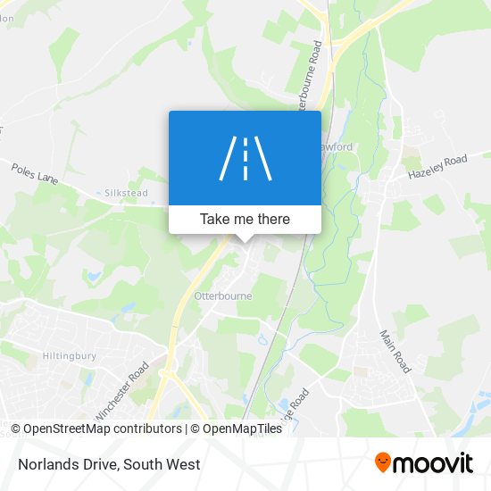 Norlands Drive map