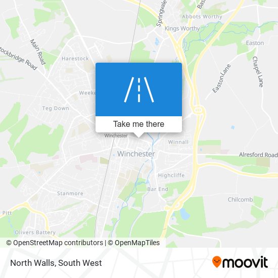 North Walls map