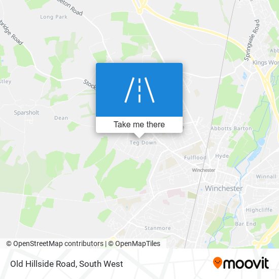 Old Hillside Road map