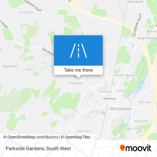 Parkside Gardens map