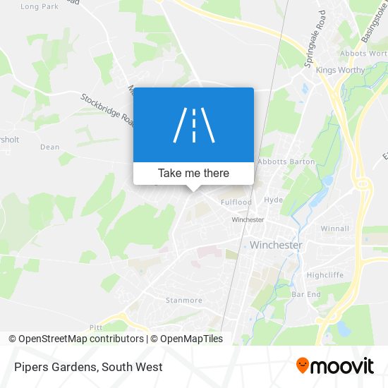 Pipers Gardens map