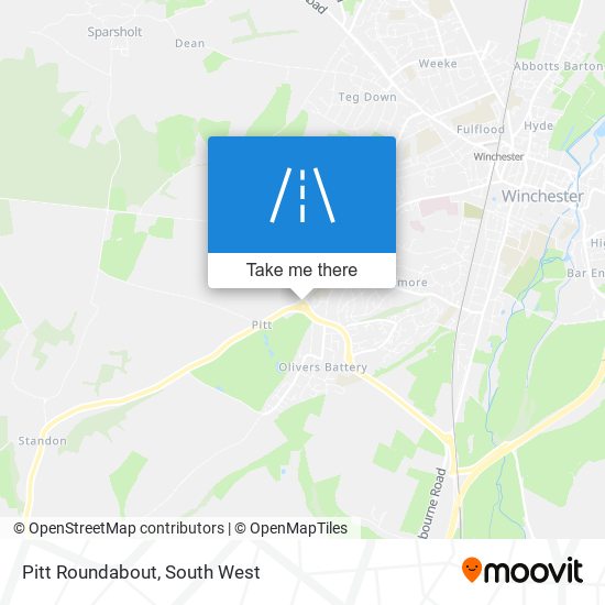 Pitt Roundabout map