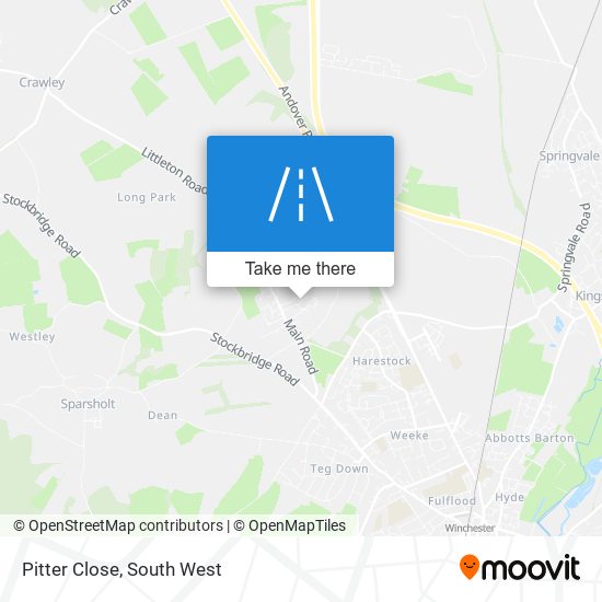 Pitter Close map