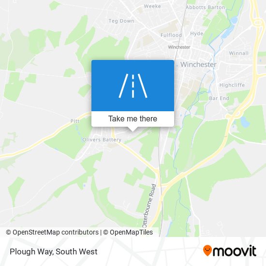 Plough Way map