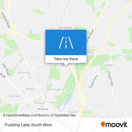 Pudding Lane map