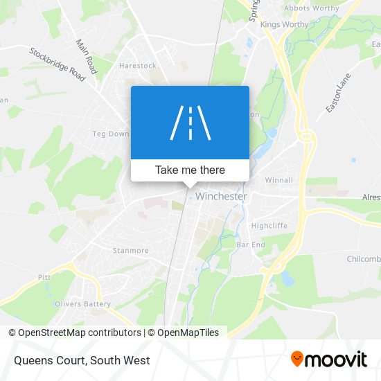 Queens Court map