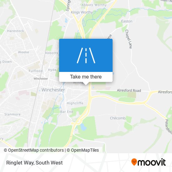 Ringlet Way map