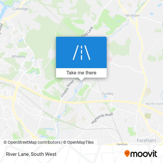 River Lane map