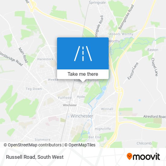 Russell Road map