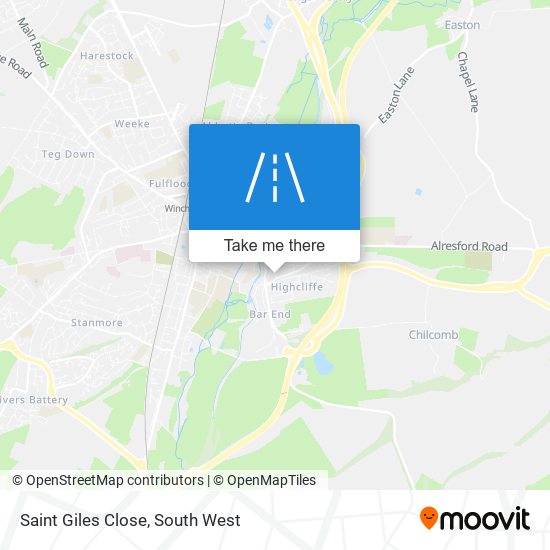 Saint Giles Close map