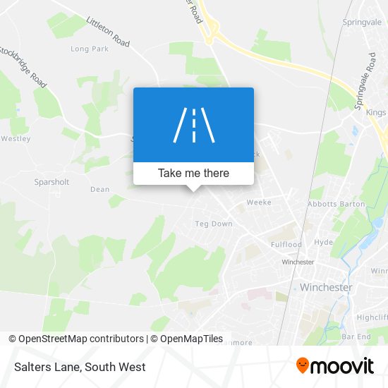 Salters Lane map