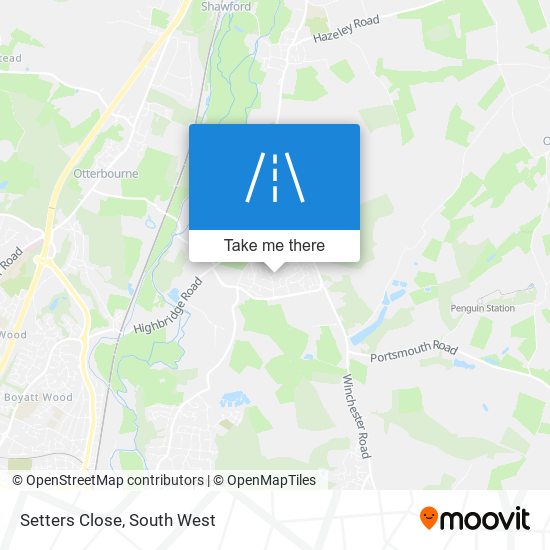 Setters Close map