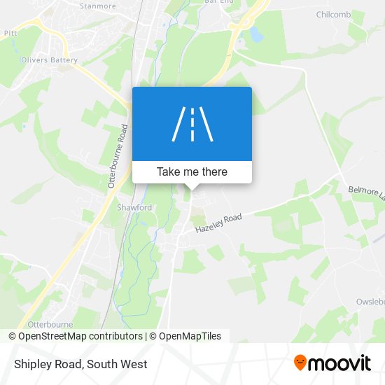 Shipley Road map