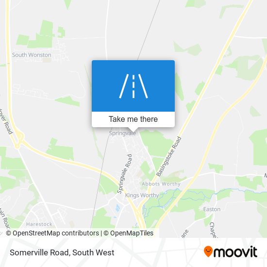 Somerville Road map
