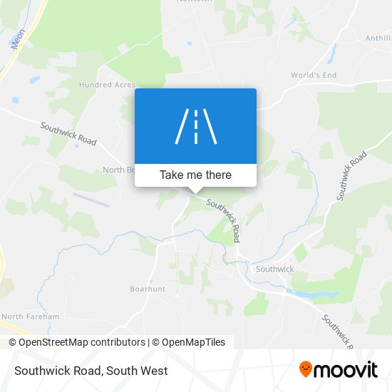 Southwick Road map