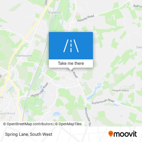 Spring Lane map