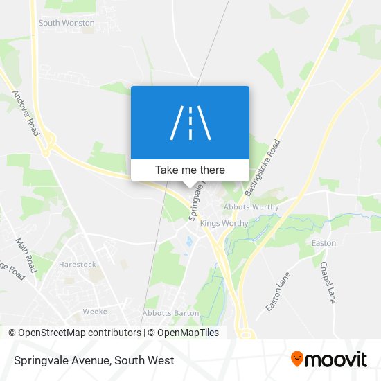 Springvale Avenue map