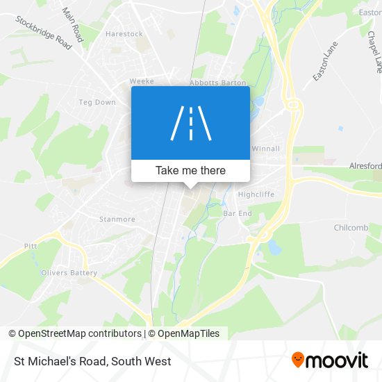 St Michael's Road map