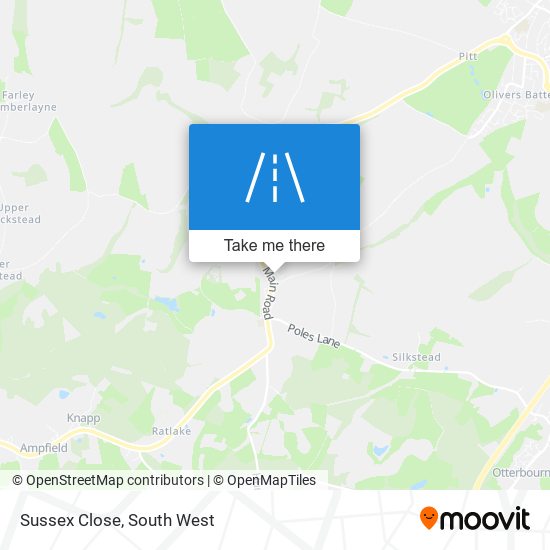 Sussex Close map