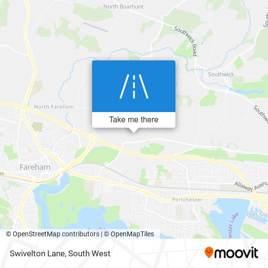 Swivelton Lane map