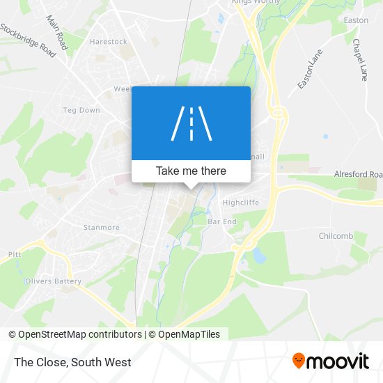 The Close map