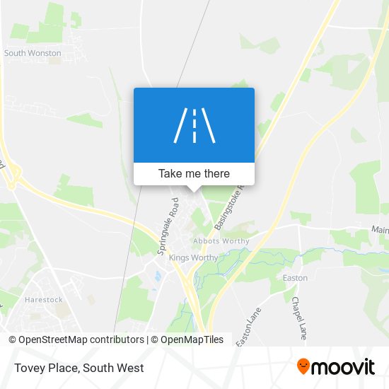 Tovey Place map
