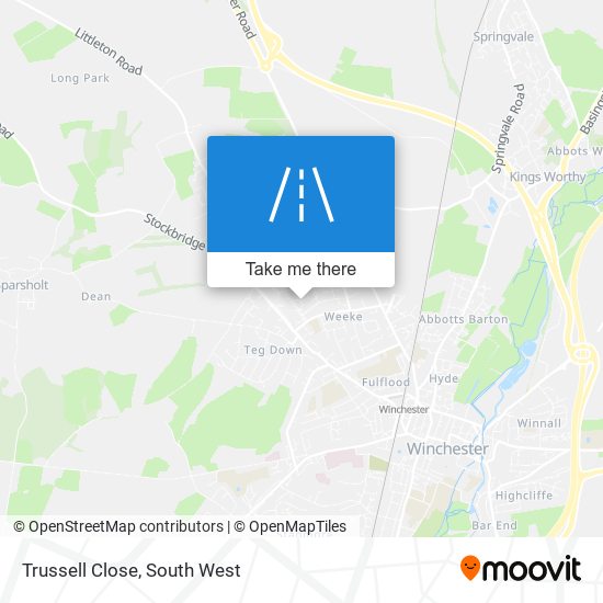 Trussell Close map