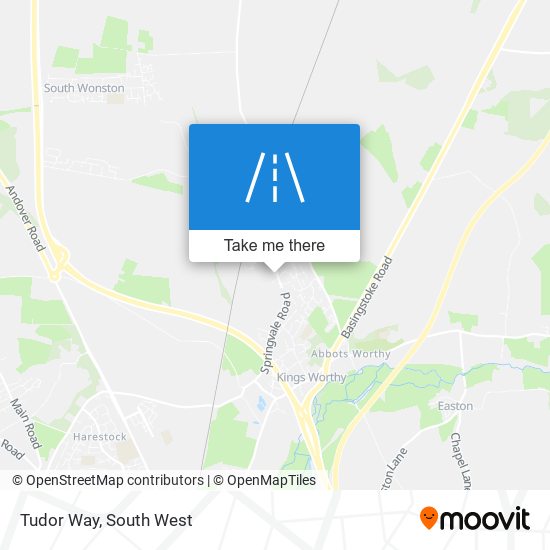 Tudor Way map