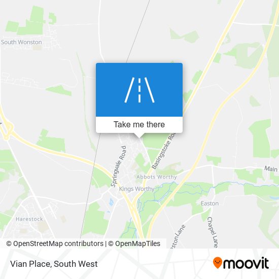 Vian Place map