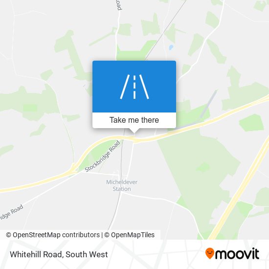 Whitehill Road map