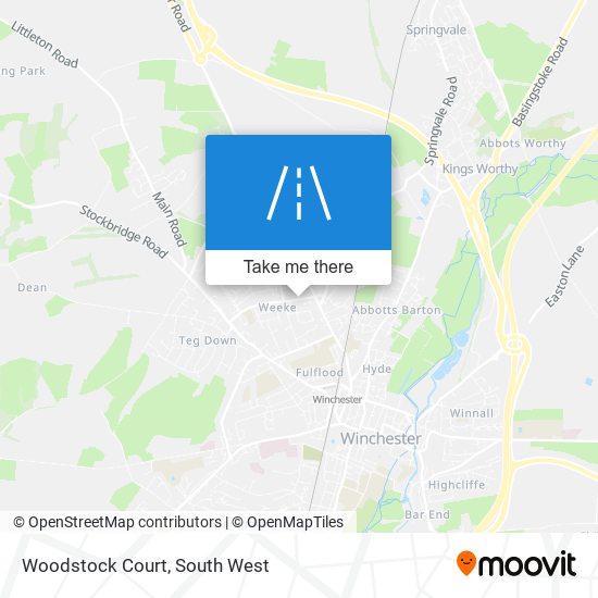 Woodstock Court map