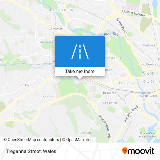 Treganna Street map