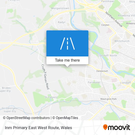 Inm Primary East West Route map