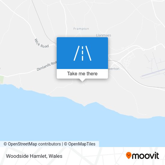 Woodside Hamlet map