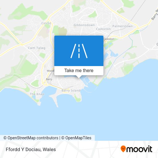 Ffordd Y Dociau map