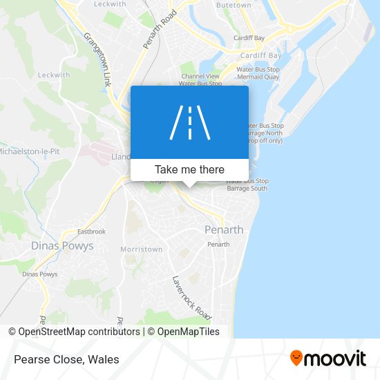 Pearse Close map
