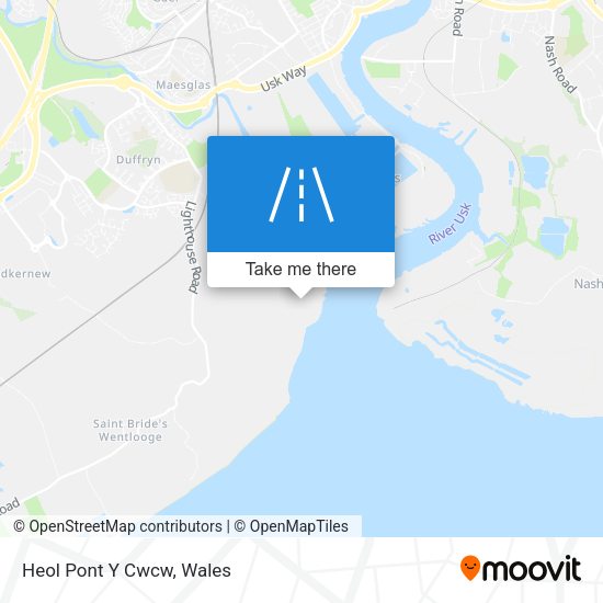 Heol Pont Y Cwcw map