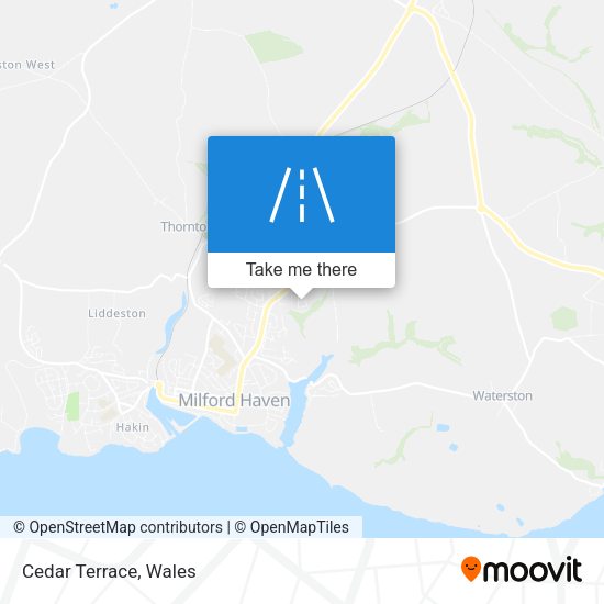 Cedar Terrace map