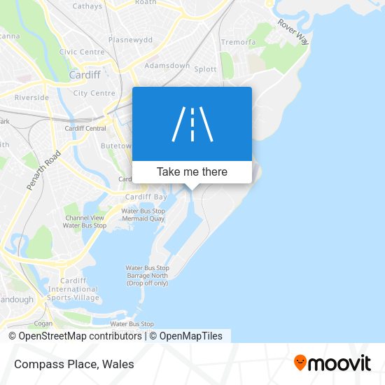 Compass Place map
