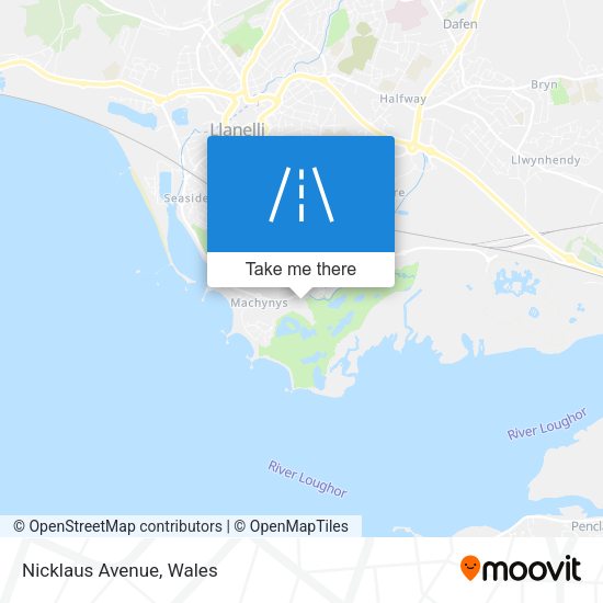 Nicklaus Avenue map