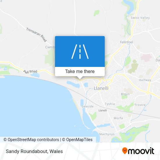 Sandy Roundabout map